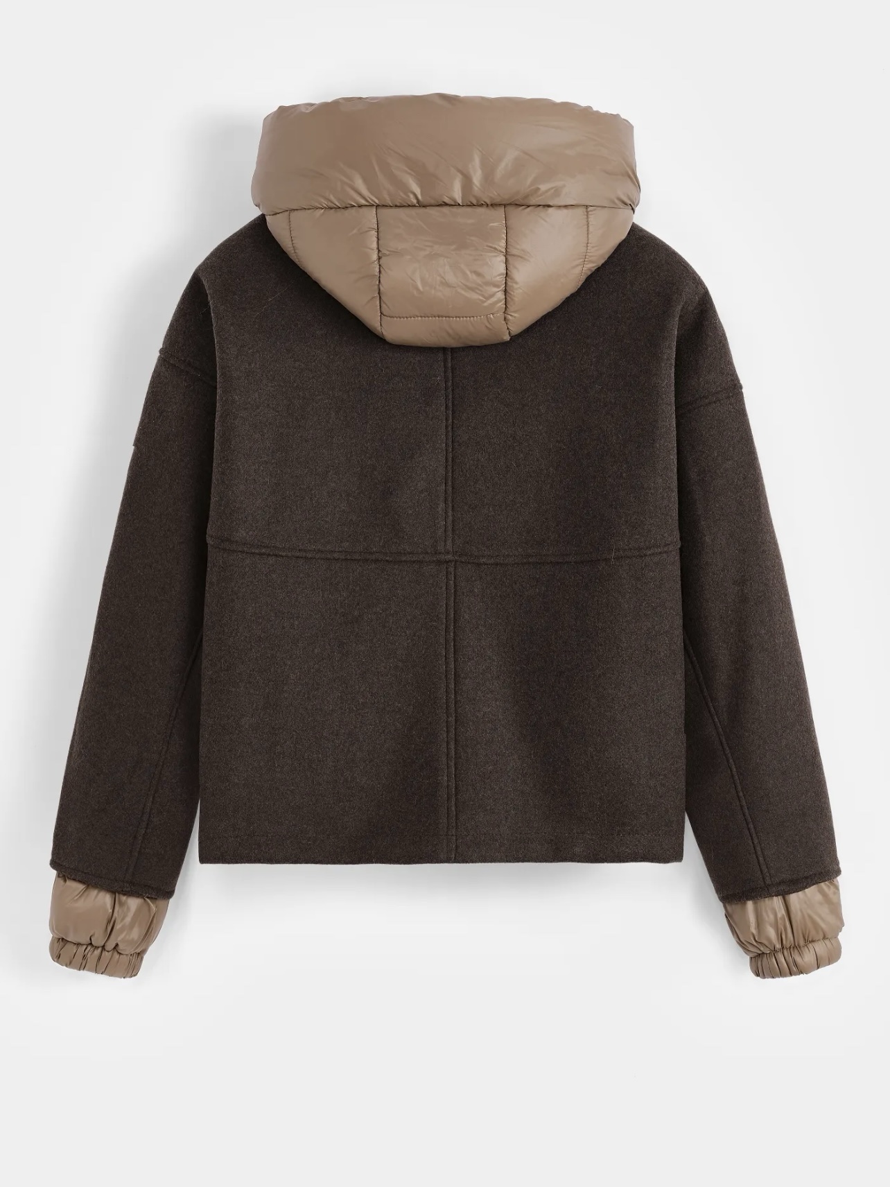 Bomber jacket met capuchon brown - Afbeelding 6